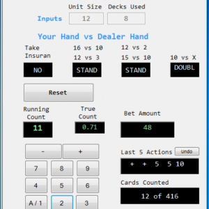 Blackjack Card Counter v2.2